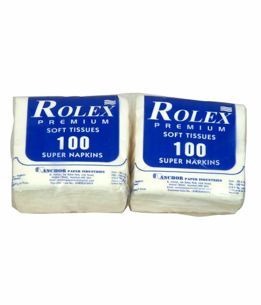 Rolex Tissue Napkins - Set Of 6