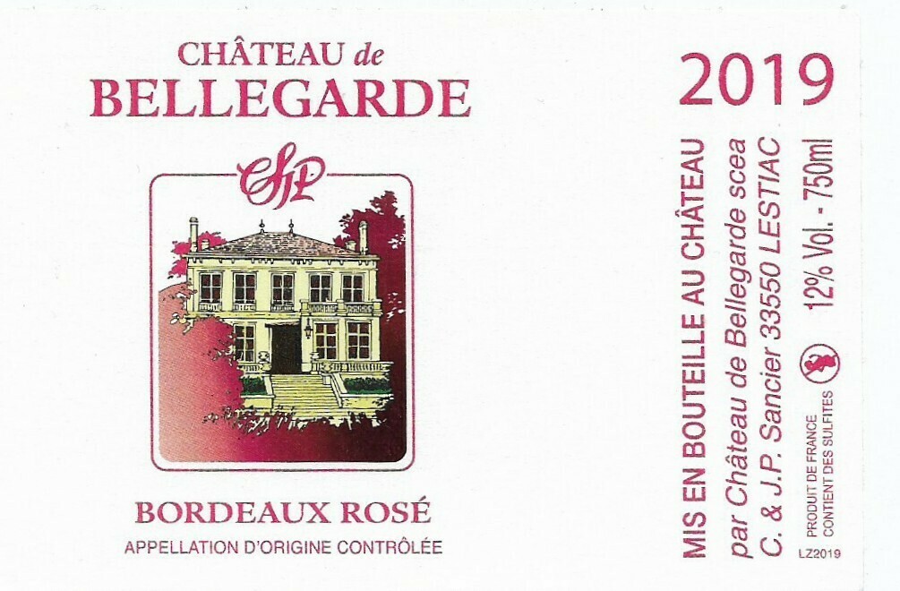Bordeaux rosé AOC 2019