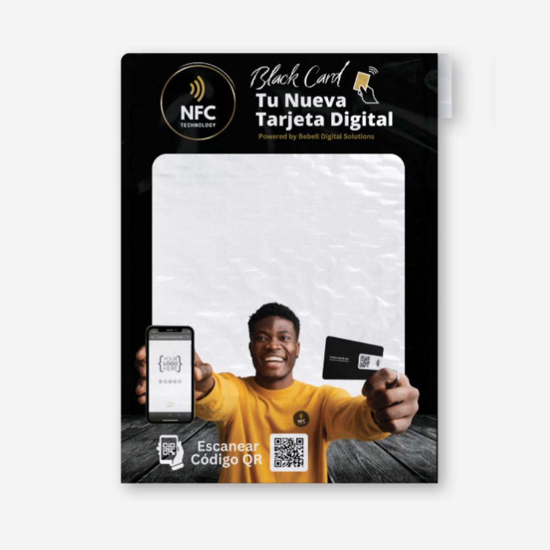 Bubble Mailers - Black Cards