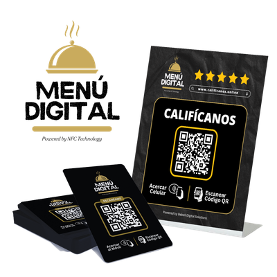 Menú Digital - Kit NFC