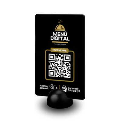 Soportes para Tarjetas Menu Digital NFC