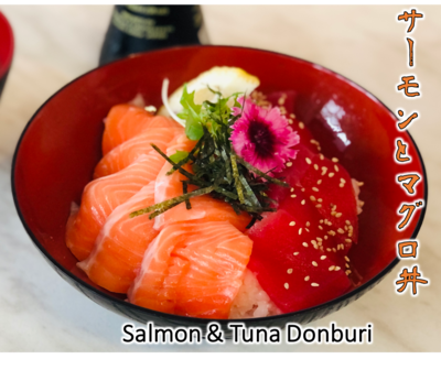 Salmon &amp; Tuna Donburi