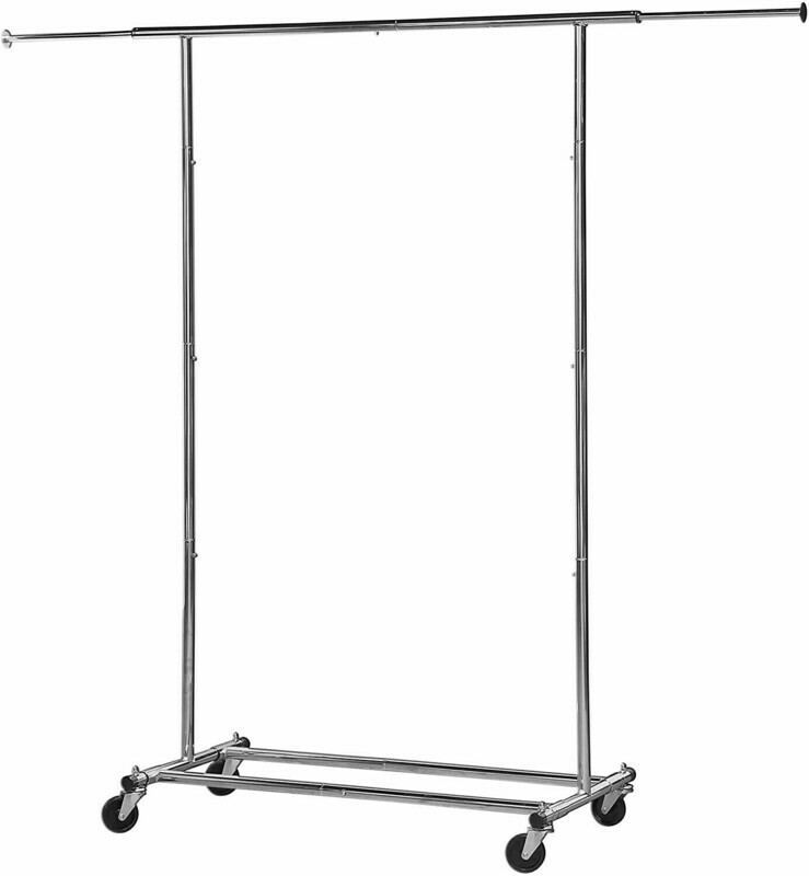 Heavy Duty Clothing Garment Rack, Chrome