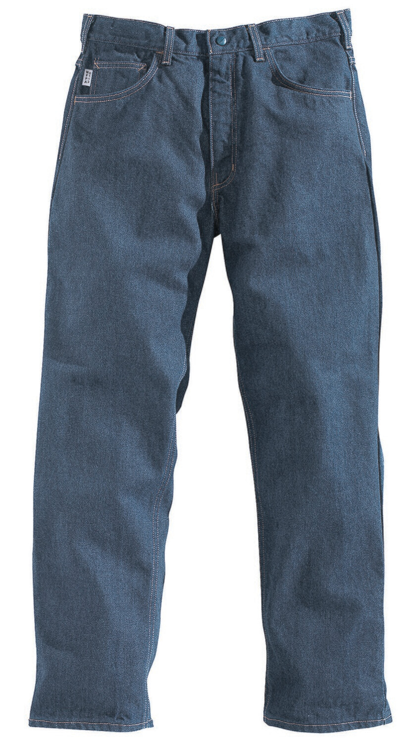Flame Resistant Relaxed Fit Utility Denim Jean By Carhartt FRB004MDS
