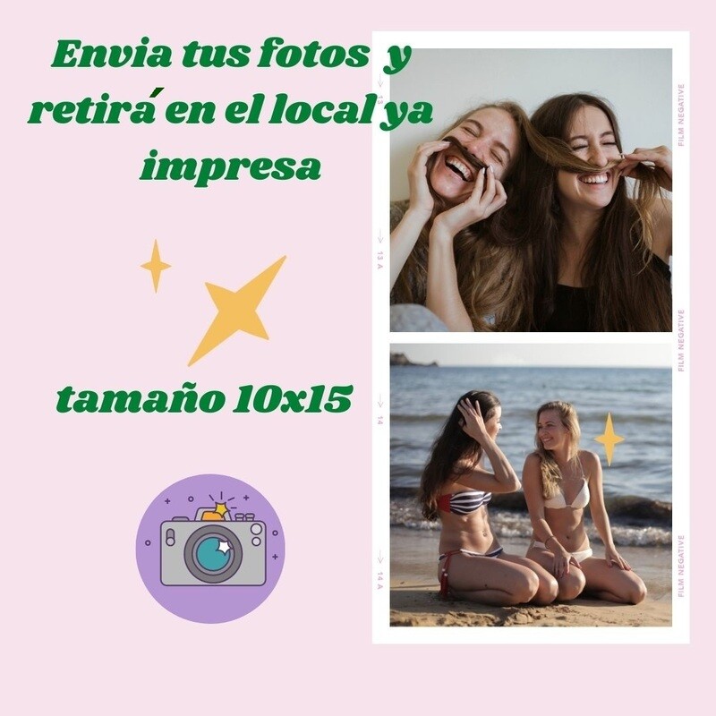 IMPRESIÓN DE FOTOS 10X15