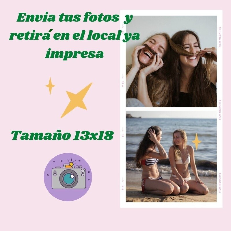 IMPRESIÓN DE FOTO 13X18