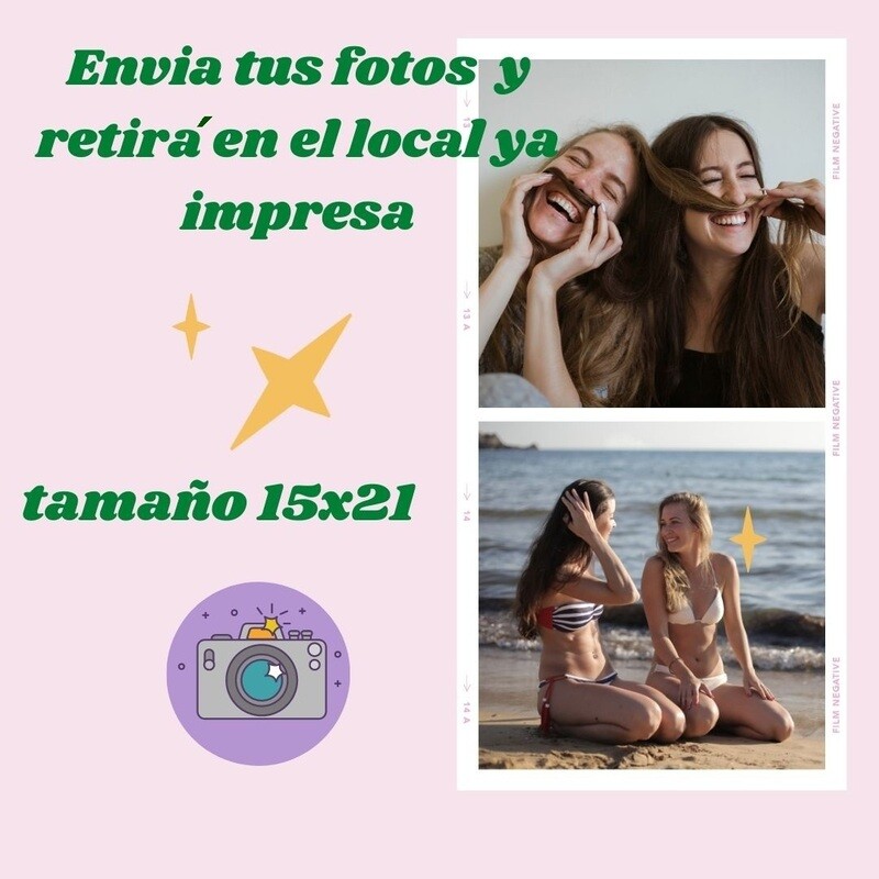 IMPRESIÓN DE FOTOS 15X21