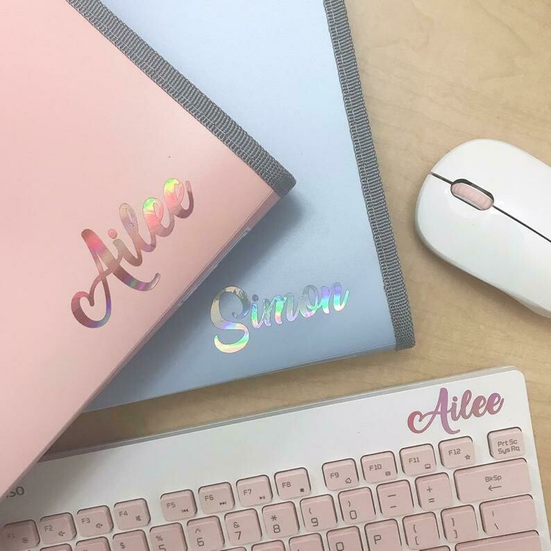 Name Decal Set: 11 Stickers