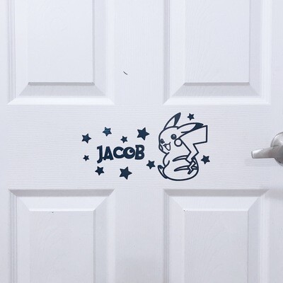 7 choices of Door Decal