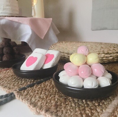 삼색 달래 돌상 (핑크)
