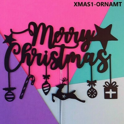 6 Choices of X-mas Cake Topper