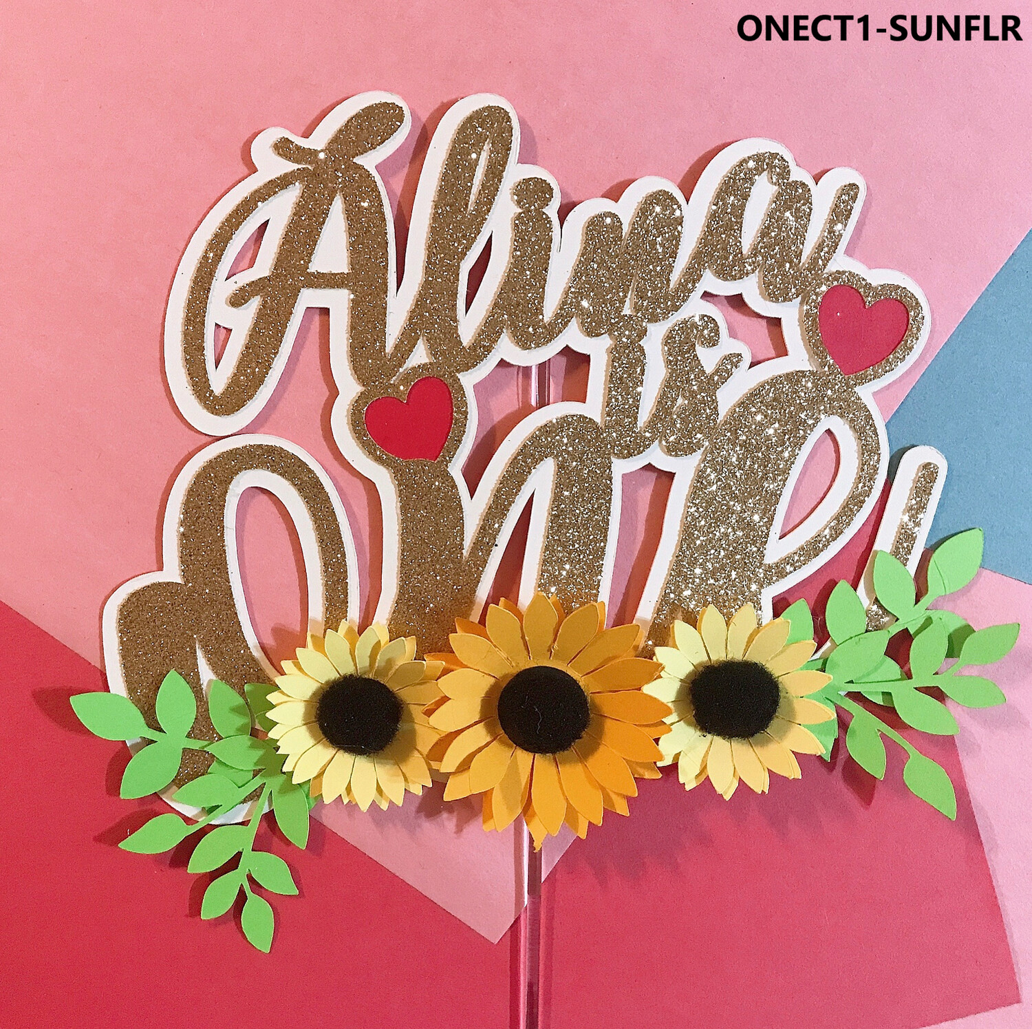 5 Choices of ONE Cake Topper