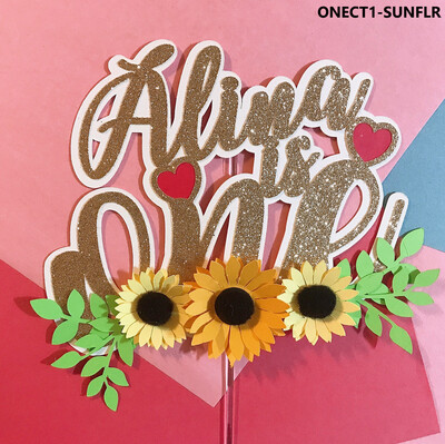 5 Choices of ONE Cake Topper