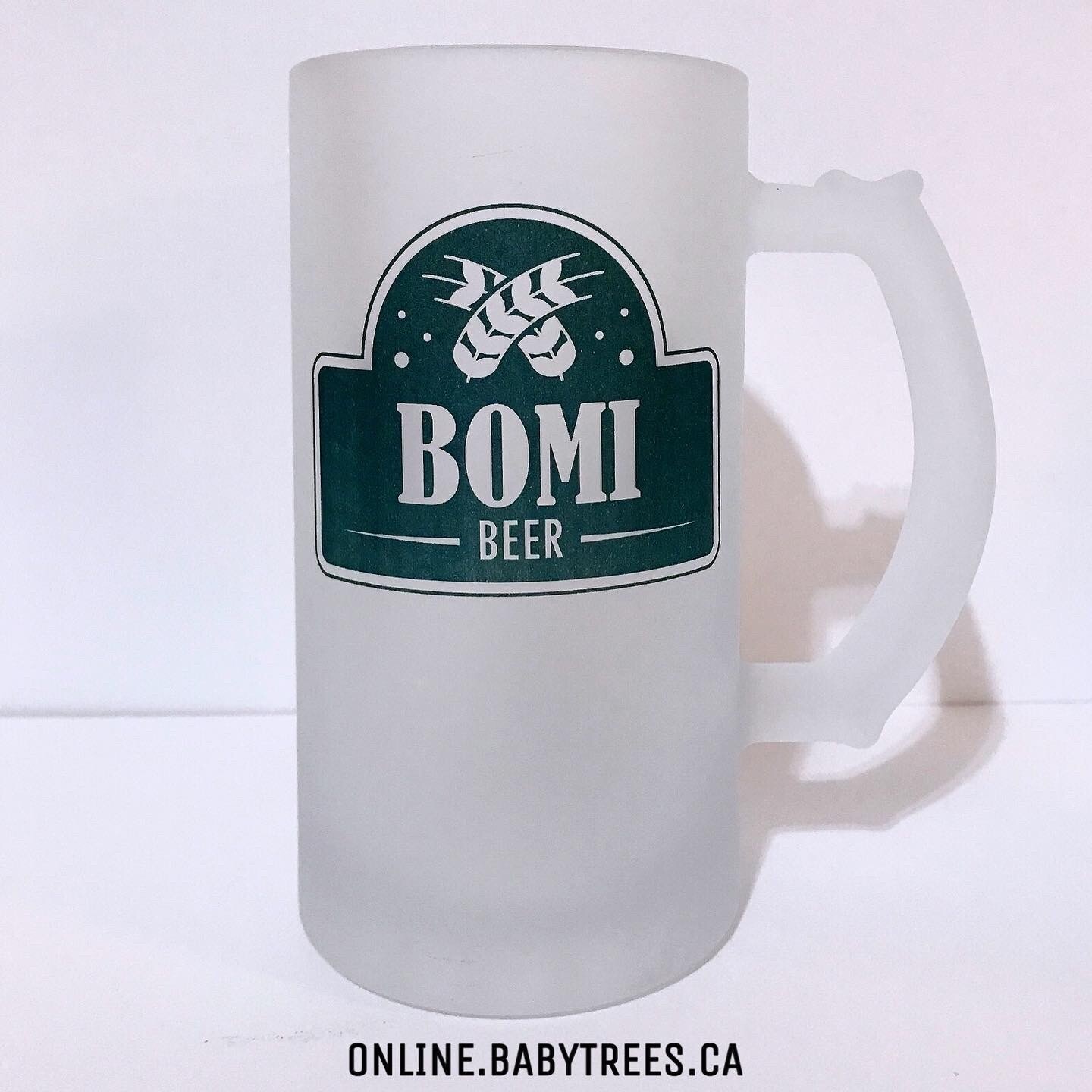 Frosted Glass Beer Stein