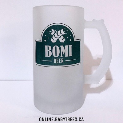 Frosted Glass Beer Stein