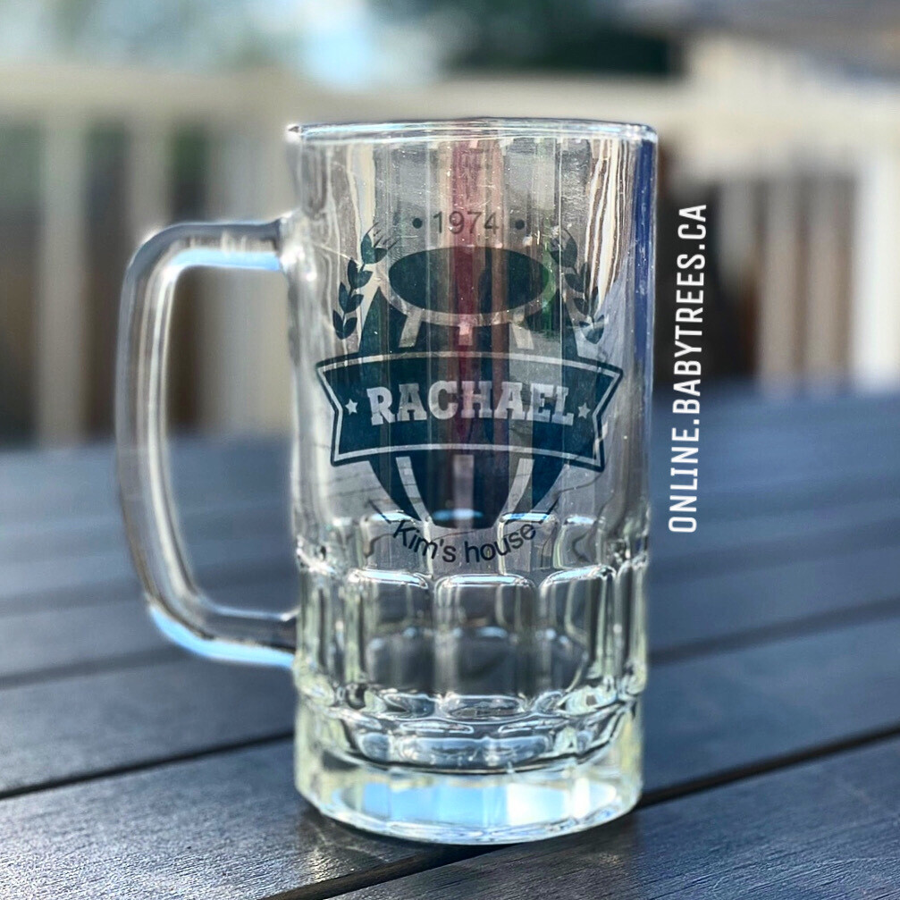 Glass Beer Stein