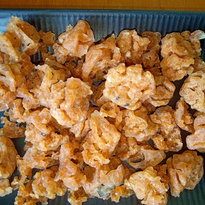 ​VAZHAITHANDU VADAM /  KONDATTAM ( SUN DRIED BANANA STEM CRISPS )