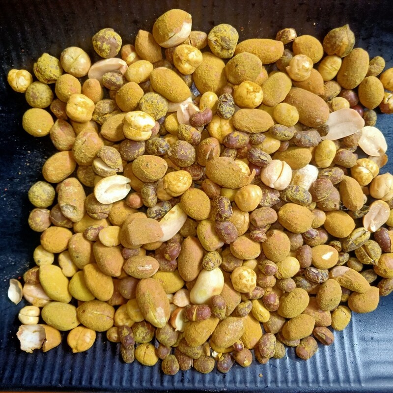 HURIGAALU MIX  ( ROASTED LENTILS - GREEN CHILLI FLAVOR  )