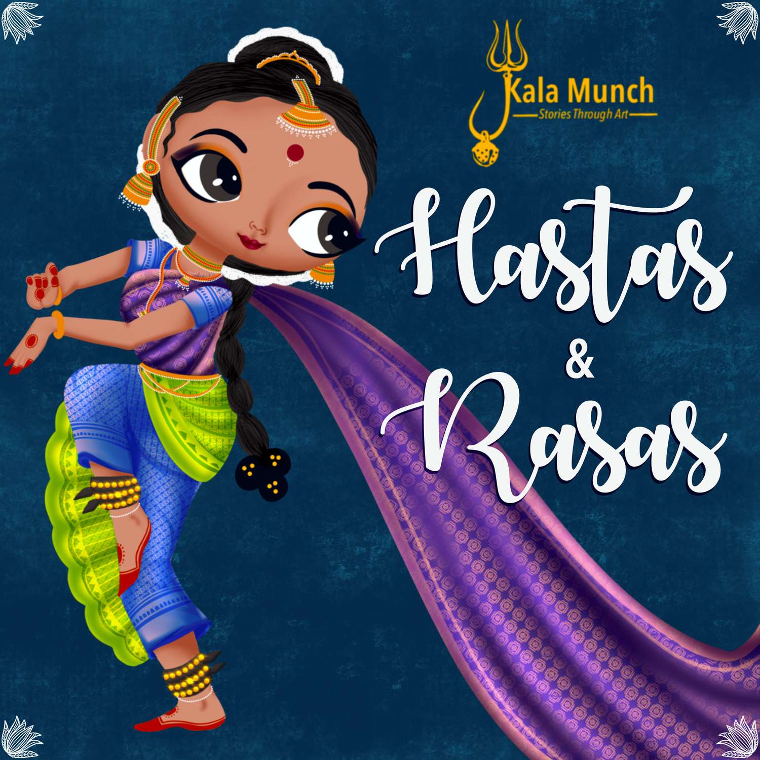 THE HASTAS &amp; RASAS FLASHCARDS BOX SET . AN UNIQUE GIFT FOR ART LOVERS &amp; CLASSICAL DANCE ENTHUSIASTS