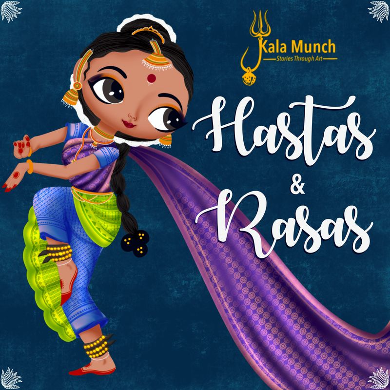THE HASTAS &amp; RASAS FLASHCARDS BOX SET . AN UNIQUE GIFT FOR ART LOVERS &amp; CLASSICAL DANCE ENTHUSIASTS