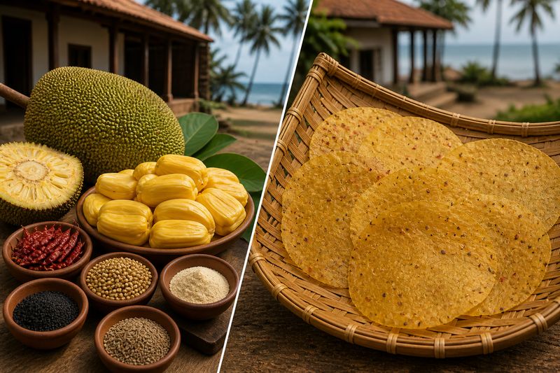 JACKFRUIT PAPAD ( CHAKKAI PAPADAM ) JACKFRUIT PAPAD ( CHAKKAI PAPADAM )