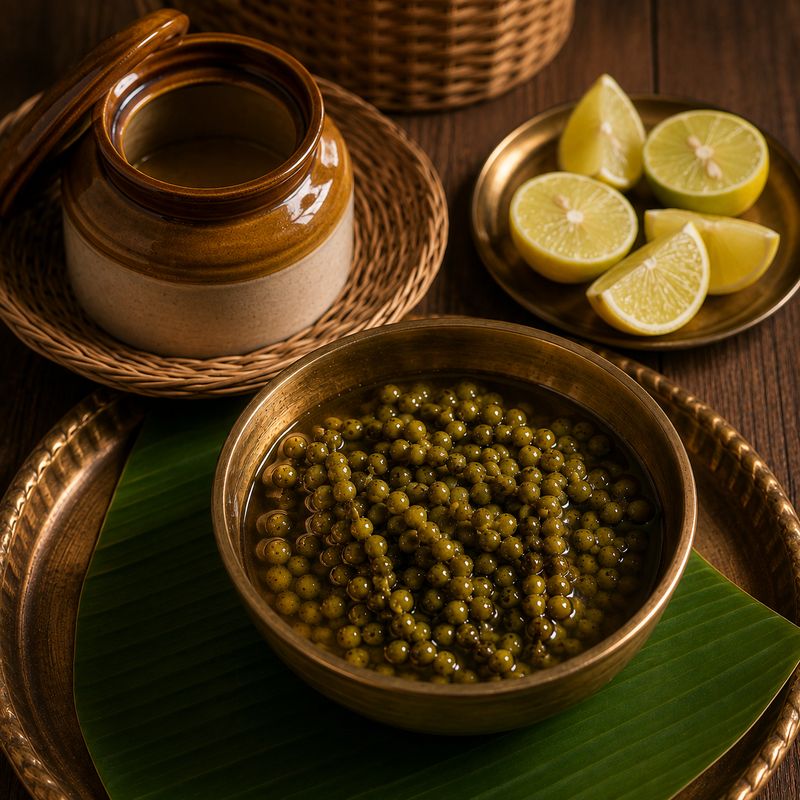 ​GREEN PEPPERCORN  PICKLE   ( PACHAI MILAGU )