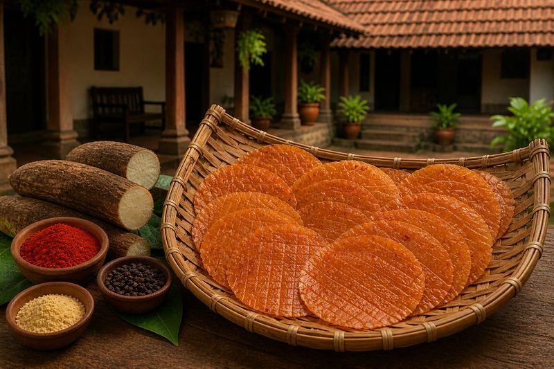 KAPPAI PAPADAM / MARICHINI PAPADAM ( TAPIOCA PAPAD ) KAPPAI PAPADAM / MARICHINI PAPADAM ( TAPIOCA PAPAD )