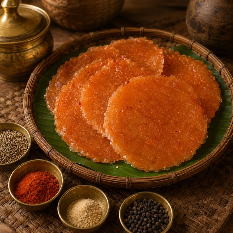 KAPPAI PAPADAM / MARICHINI PAPADAM ( TAPIOCA PAPAD )