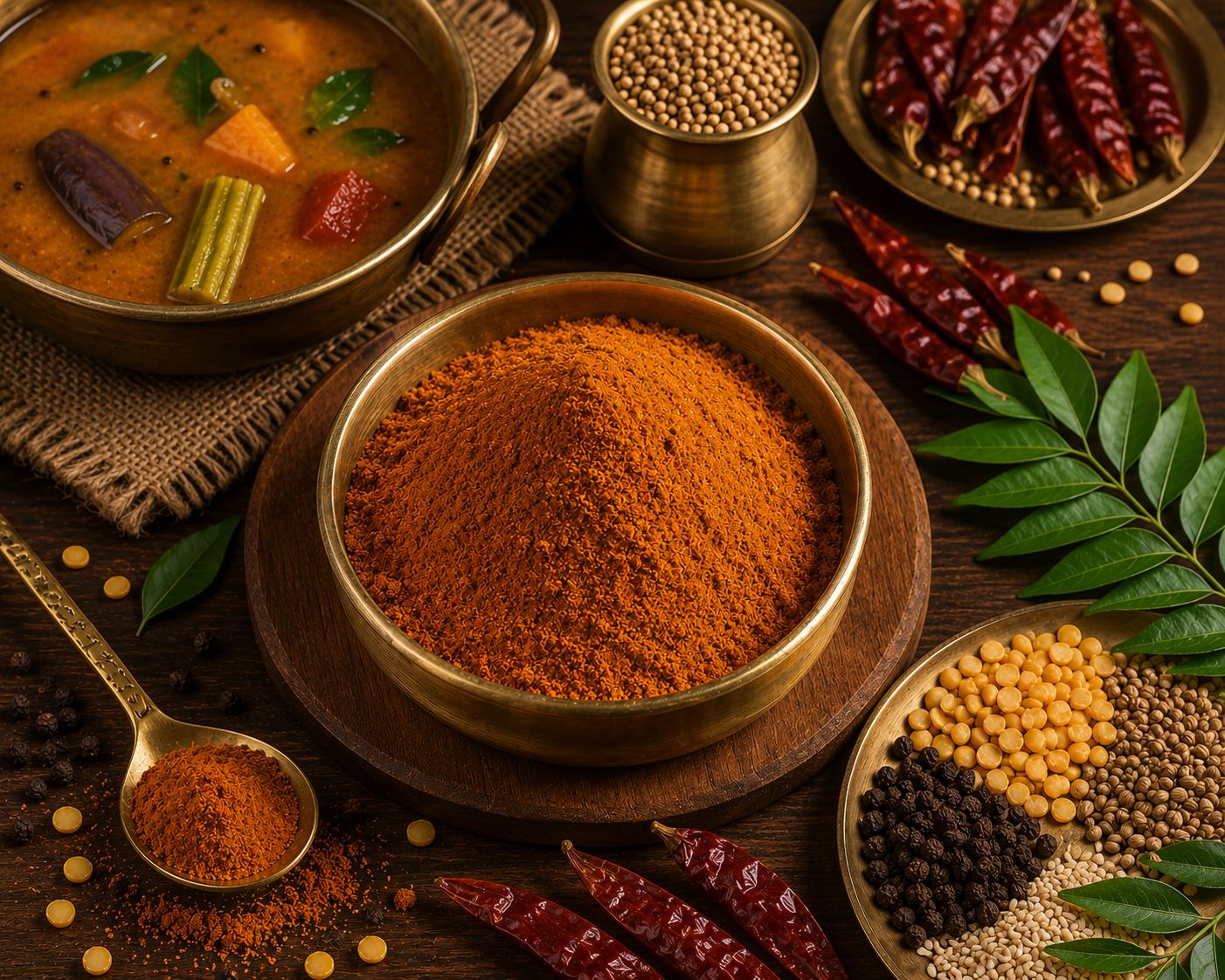 SAMBAR POWDER / SAMBAR PODI