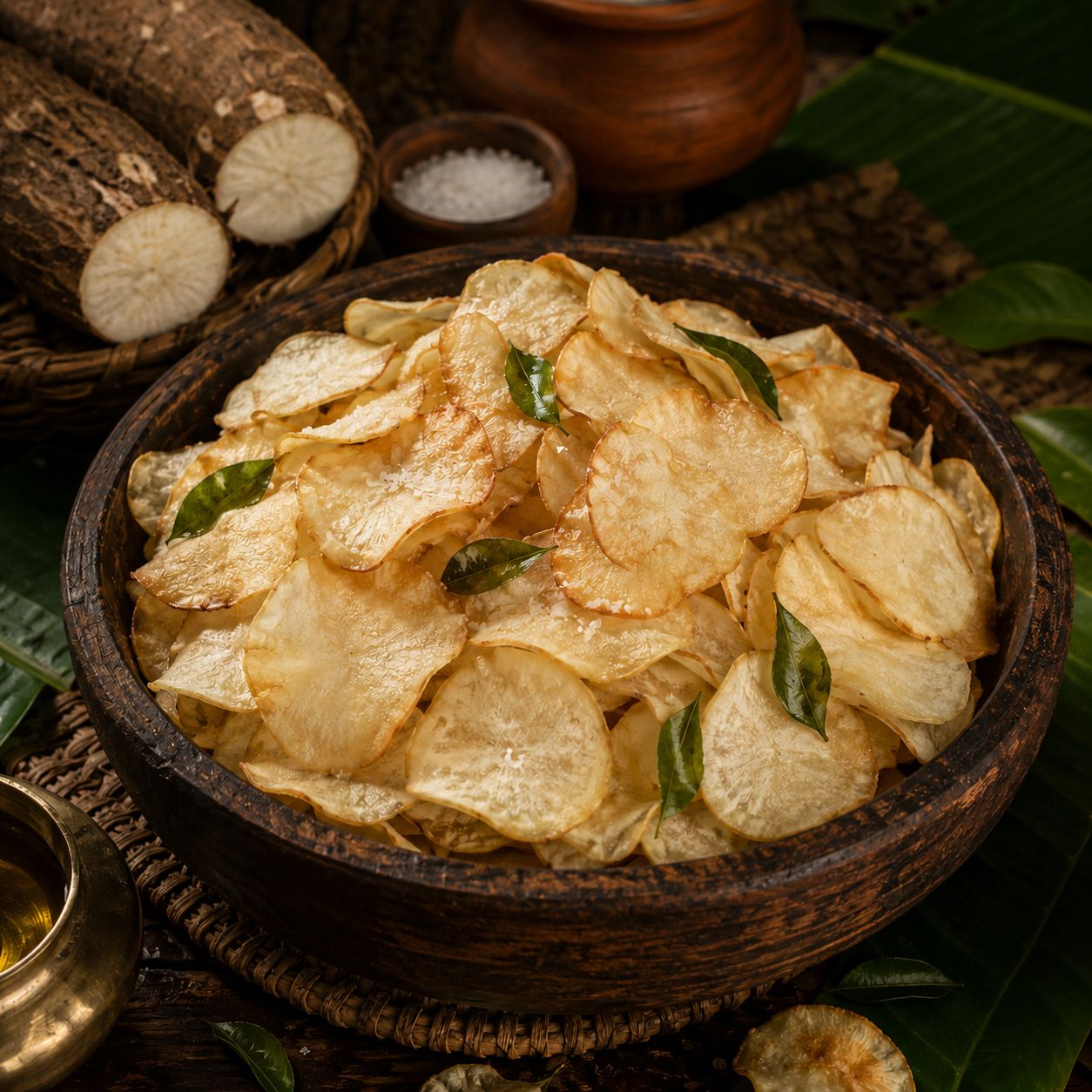 KAPPAI CHIPS / TAPIOCA CHIPS  ( SALT )