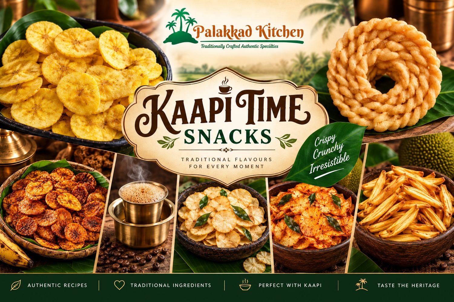 KAAPI TIME SNACKS - BY PALAKKAD KITCHEN