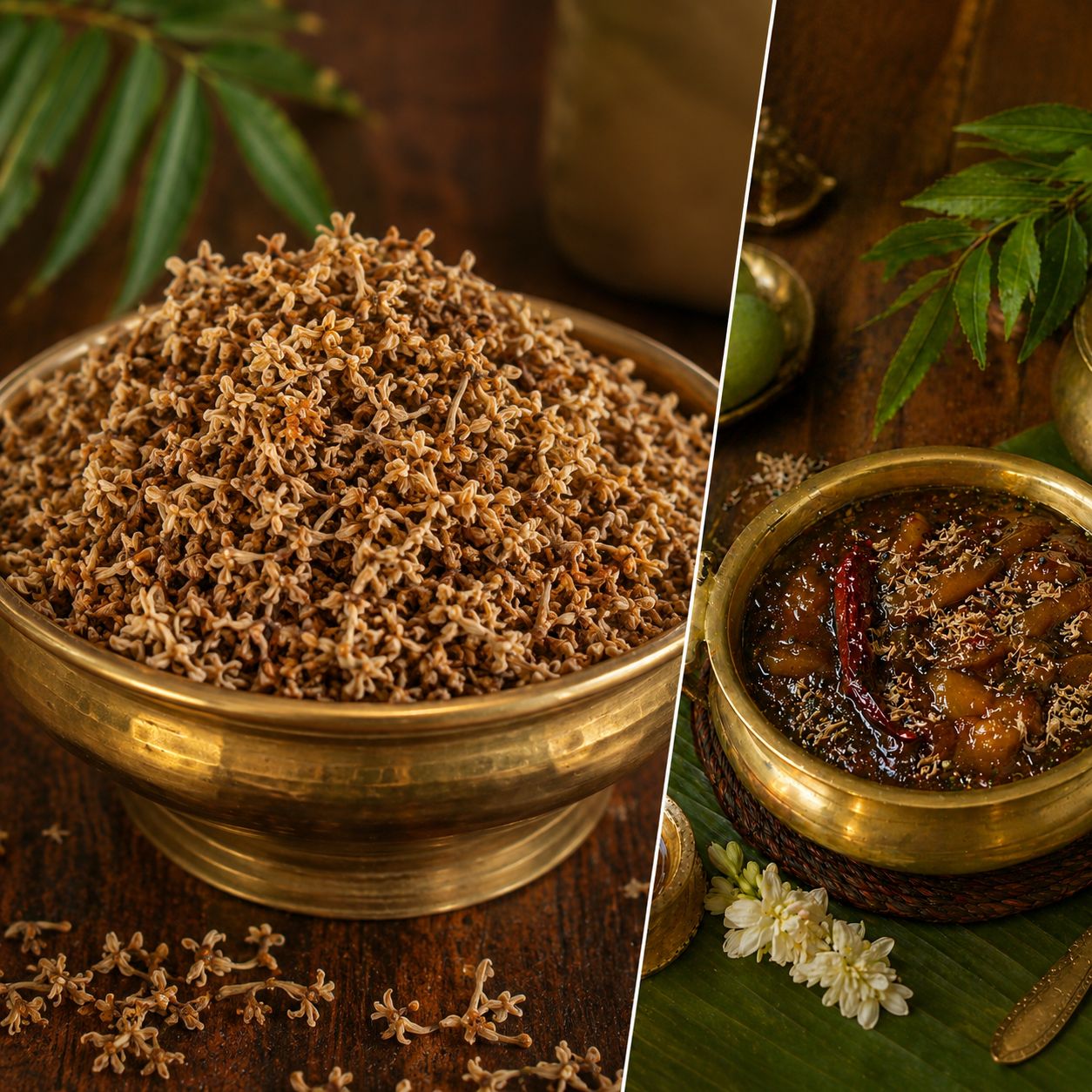 VEPAMPOO  ( DRIED  NEEM FLOWER ) 100 grams