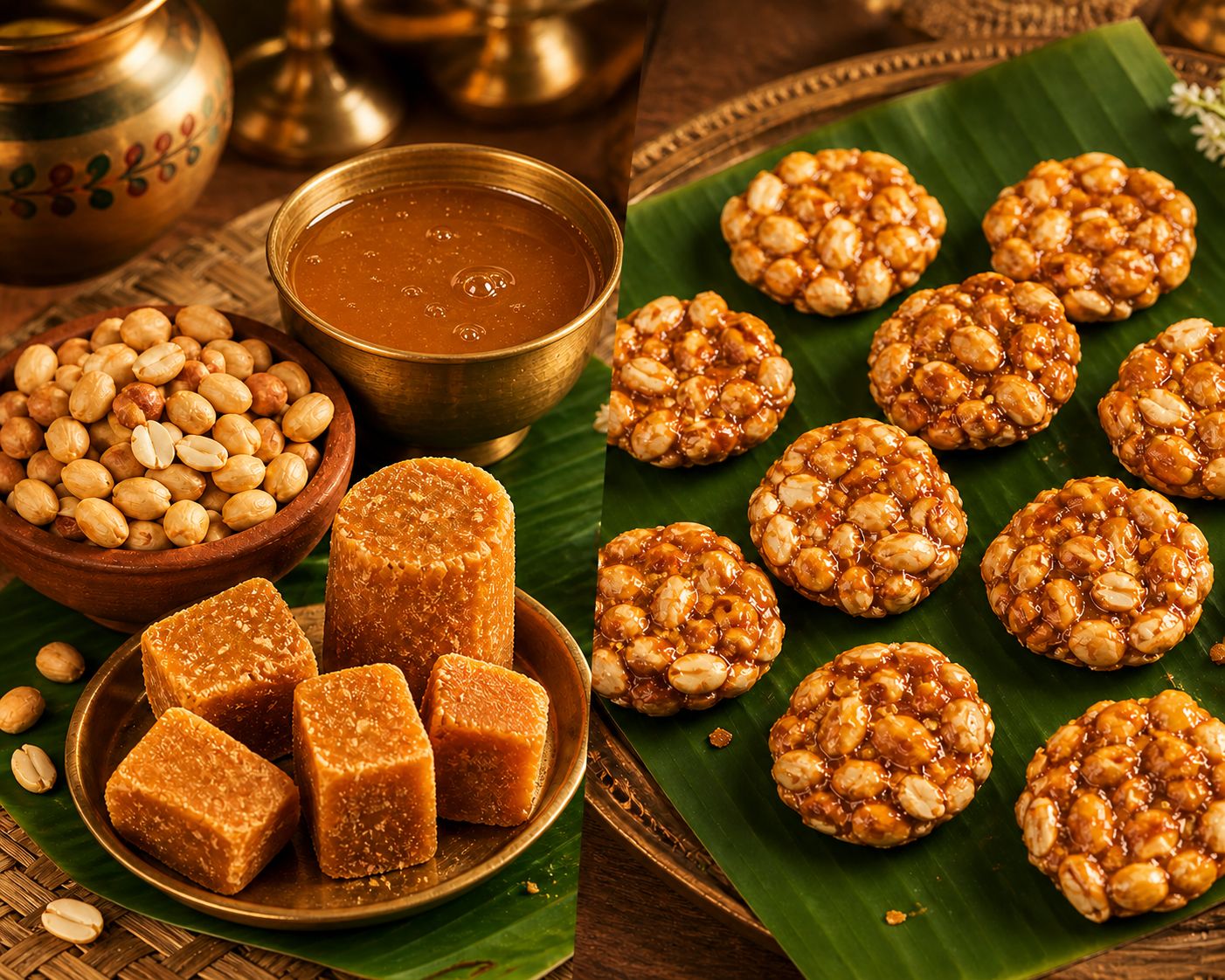 PEANUT CHIKKI ( VADA STYLE  )