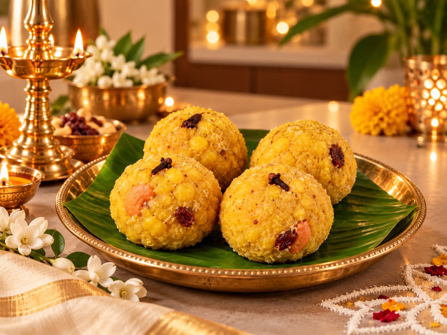 DEEPAWALI  SOUTH INDIAN LADOO  - 4 Nos