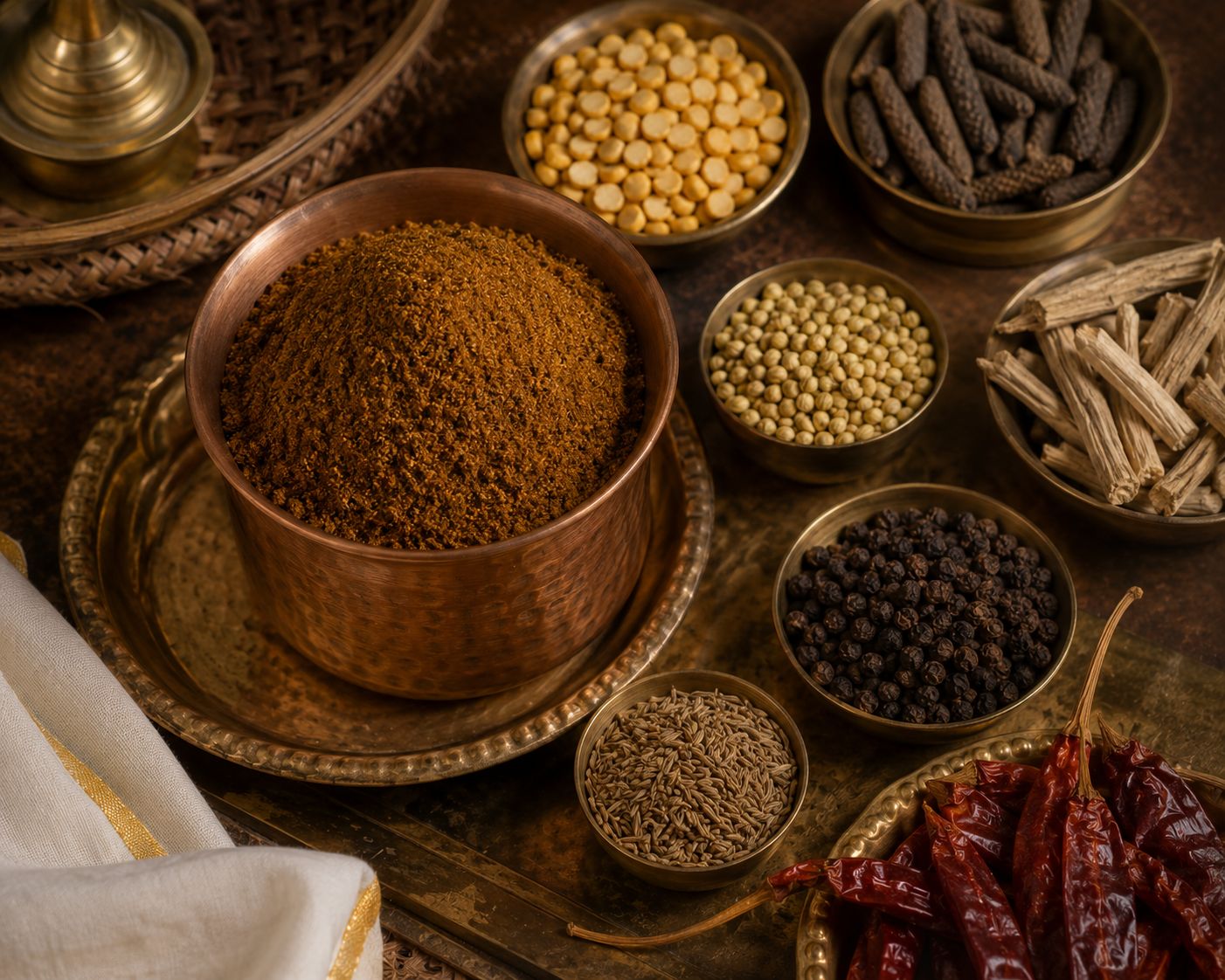 KANDATHIPPILI RASA PODI  ( LONG PEPPER RASAM POWDER )