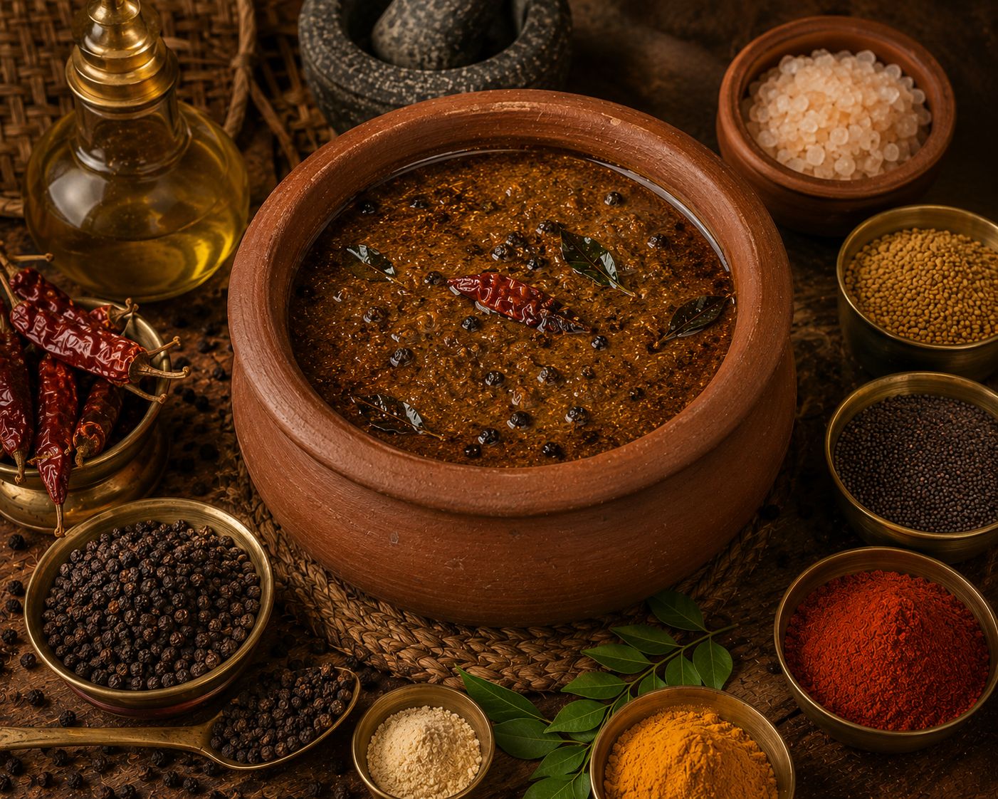 MILAGU KOZHAMBU ( PEPPER KUZHAMBU )