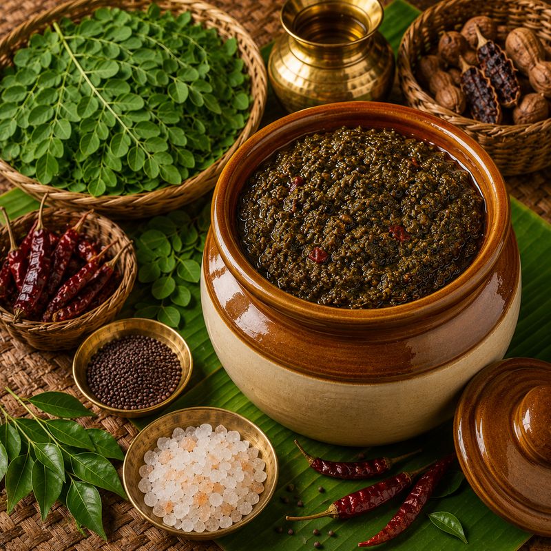 MORINGA LEAVES THOKKU ( MURUNGA KEERAI THOKKU )