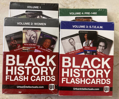 Black History Flashcards - Volumes 1-4