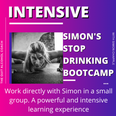In Person - Full Day Stop Drinking Bootcamp with Simon Chapple - (includes 6 months free program access)