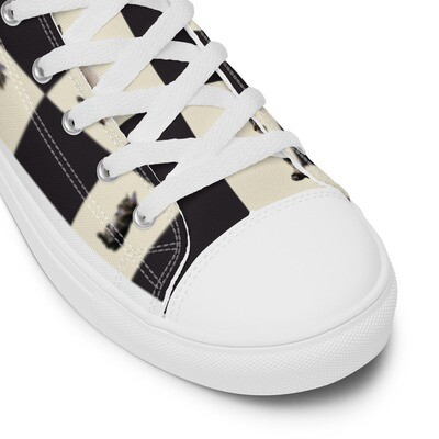 Chequered Cats High Tops