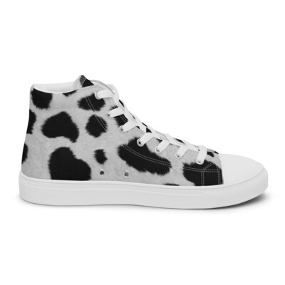 Cow Fur Print High Tops