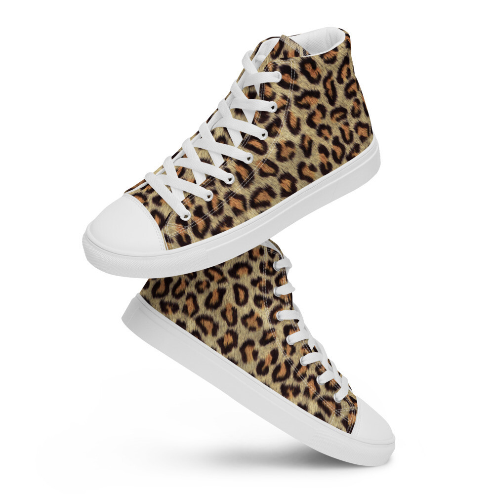 leopard print high top