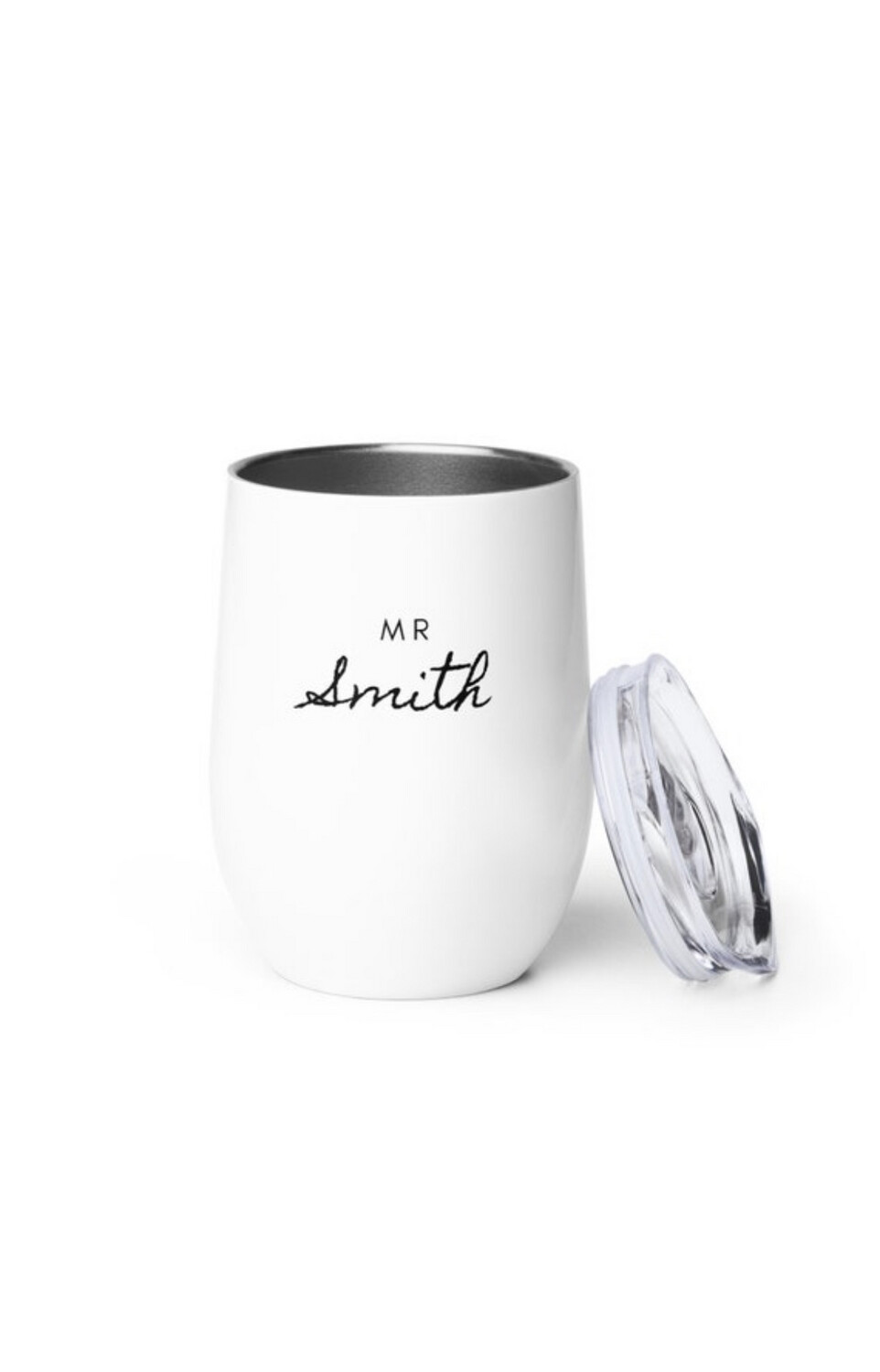Personalized Mr and Mrs Drink Tumbler Gift for Newlyweds. 