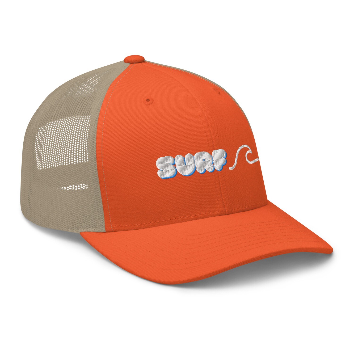 Surf Trucker Cap. Retro Surfer Trucker Hat.