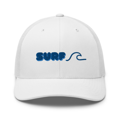 Surf Trucker Cap. Retro Surfer Trucker Hat.