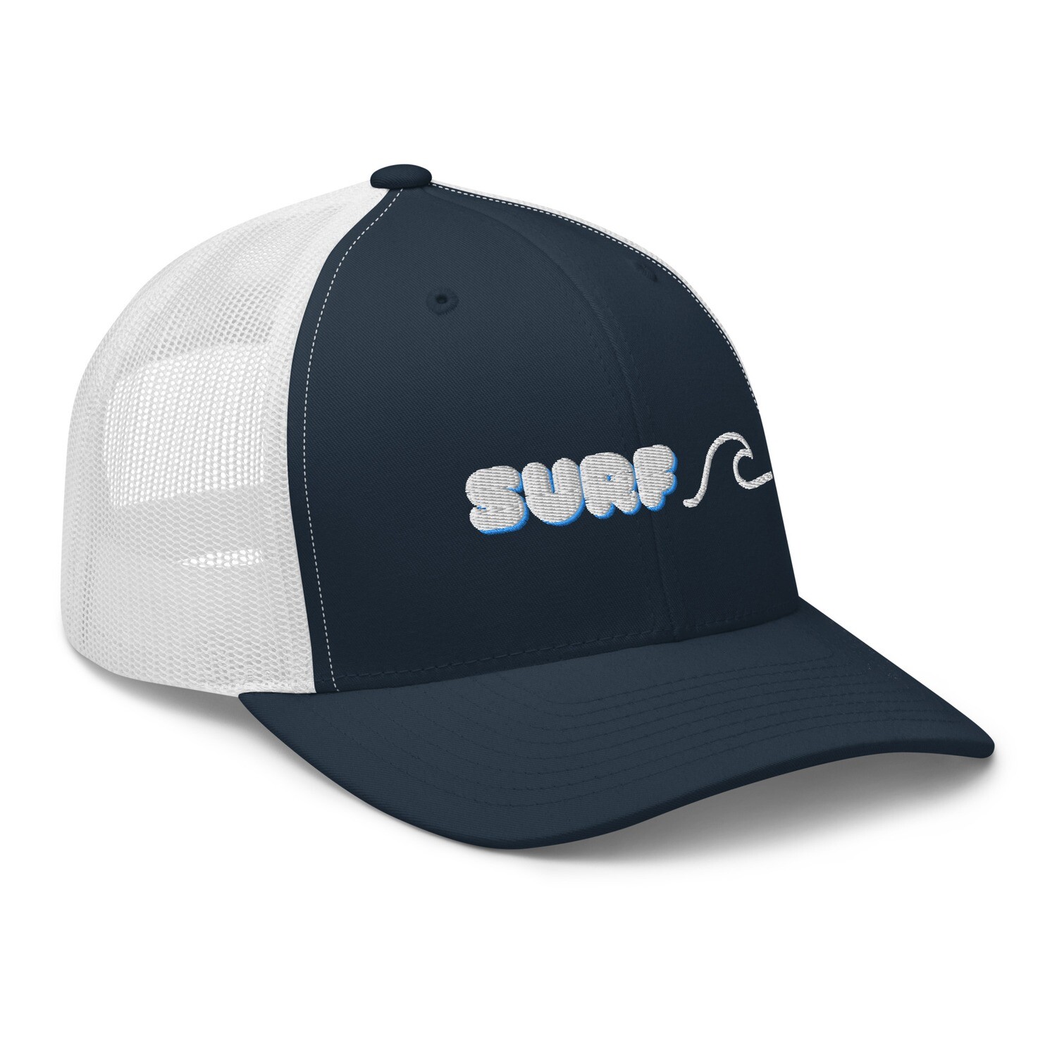 Surf Trucker Cap. Retro Surfer Trucker Hat.