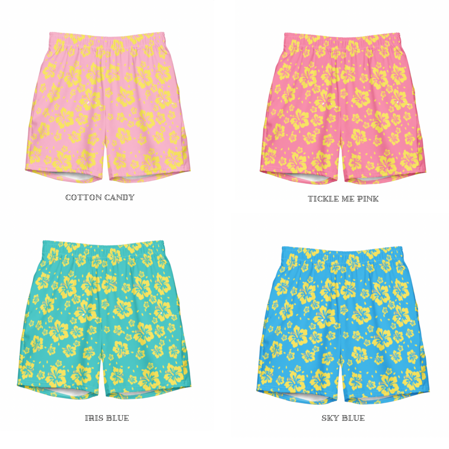 Tropical Flower Matching Swimwear
