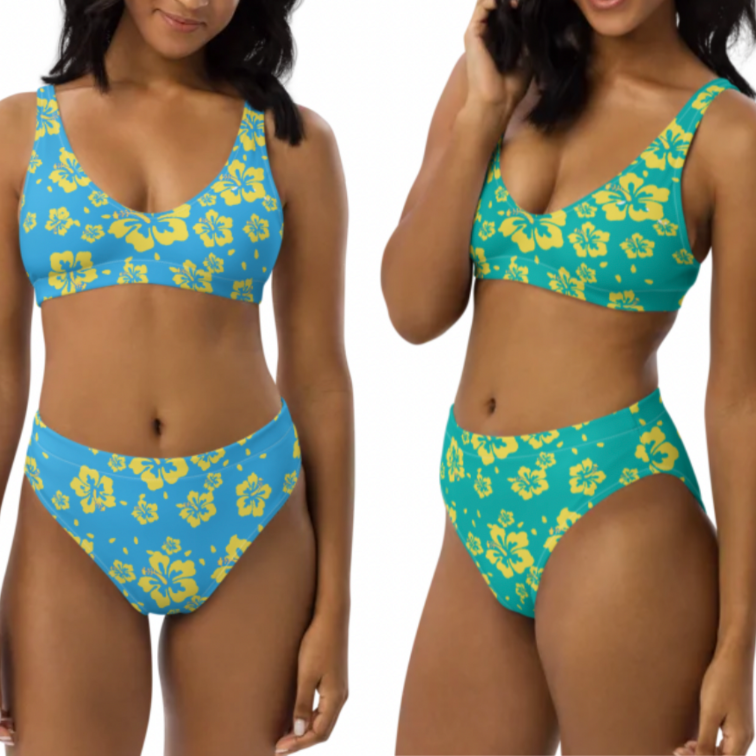 Tropical Flower Matching Swimwear