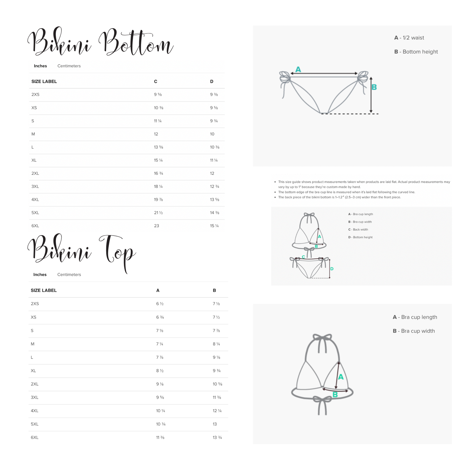 Mrs Bikini Separates. Honeymoon Bride Mix and Match Black or White String Bikini Bottom &amp; Top