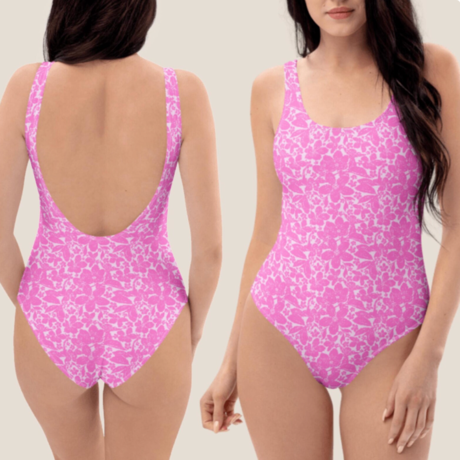 His and Hers Tropical Swimsuits